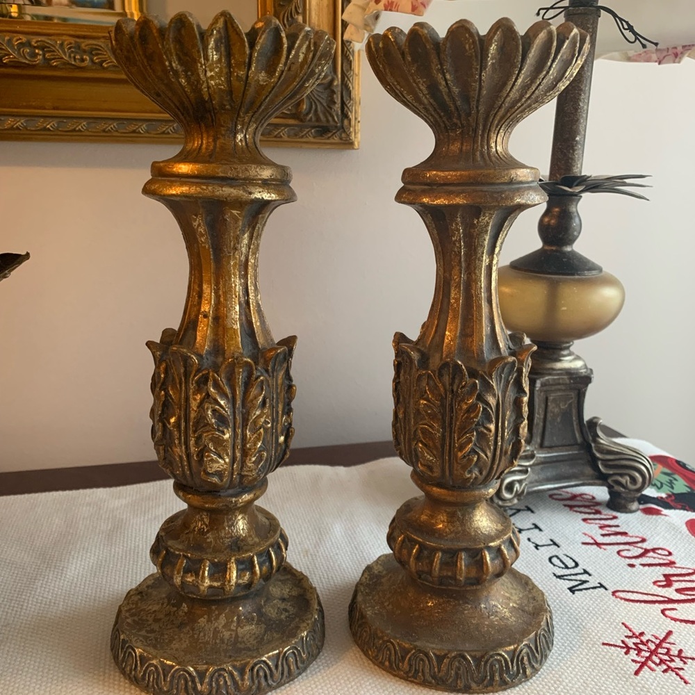 Gold Candle Holders